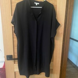 Prologue oversized sack dress black, sz L